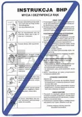 Tablice BHP - ANRO Instrukcja BHP mycia i dezynfekcji rąk - miniaturka - grafika 1