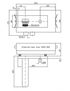 Zucchetti Jingle ZIN079.C3 - Baterie podtynkowe - miniaturka - grafika 2