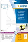 Dodatki do drukarek i skanerów - Herma 4699 etykiety na płyty CD, 116 mm, kolor biały, biały (HM5115) - miniaturka - grafika 1