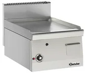 Piece, kotły  i płyty grzejne gastronomiczne - Bartscher Płyta grillowa gazowa gładka - miniaturka - grafika 1