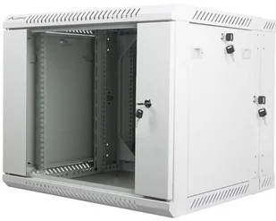 Lanberg Szafa wisząca dwusekcyjna 19 9U szara WF02-6609-10""S (WF02-6609-10S) - Szafy rack - miniaturka - grafika 2