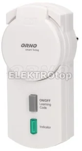 Orno 01. Polska Gniazdo bezprzewodowe zewnętrzne do systemu Smart Living z funkcją ściemniania - OR-SH-1703 - Akcesoria do oświetlenia - miniaturka - grafika 2