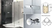 Kabiny prysznicowe - Huppe Design Pure 4T3780 - miniaturka - grafika 1