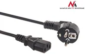 Kable - Maclean Kabel zasilający 3m wtyk EU MCTV-692 - miniaturka - grafika 1