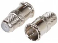 Złącza, przejściówki, adaptery - ABCVISION PRZEJŚCIE F-WS/F-G*P100 OPAKOWANIE 100 SZT. - miniaturka - grafika 1