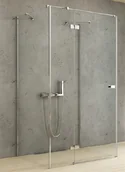Kabiny prysznicowe - New Trendy Reflexa 90x80 lewa szkło czyste EXK-1251 - miniaturka - grafika 1