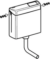 Spłuczki - Geberit Spłuczka natynkowa AP123 123.105.11.1 123105111 - miniaturka - grafika 1