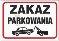 Tablice BHP - ANRO Zakaz parkowania - miniaturka - grafika 1
