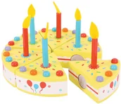 Klocki - Bigjigs Toys Tort Urodzinowy - miniaturka - grafika 1