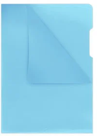 Donau Obwoluta A4 op.100 cristal - niebieska - Ofertówki - miniaturka - grafika 2