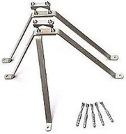 Uchwyty i mocowania do anten satelitarnych - ABCVISION OBEJMA OMP-50L40 MUROWA Z PODPORĄ - miniaturka - grafika 1