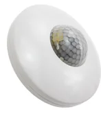 Czujniki ruchu i zmierzchu - F&F Czujnik ruchu PIR sufitowy 360 stopni biały DR-06W - miniaturka - grafika 1