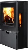 Wkłady kominkowe - Thorma Piecyk Wiesbaden czarny - miniaturka - grafika 1