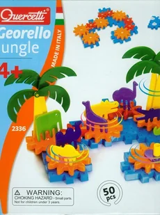 Quercetti Zestaw konstrukcyjny Georello Dżungla - Zabawki konstrukcyjne - miniaturka - grafika 2