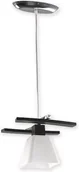 Lampy sufitowe - Lemir Dreno wisząca 1 p. chrom+wenge O1477 WG - miniaturka - grafika 1