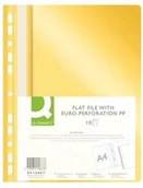 Przybory szkolne - Q-CONNECT Skoroszyt PP A4 standard 120/170mikr. wpinany żółty - miniaturka - grafika 1