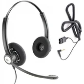 Słuchawki - Plantronics Entera HW111N-USB czarne (201595-13) - miniaturka - grafika 1