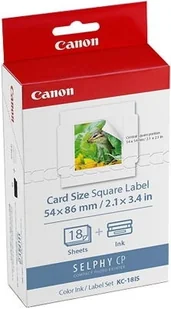 Canon Papier fotograficzny KC-18IS 54x54 mm 18 ks + inkoust pro Selphy 7429B001) - Papier do drukarek - miniaturka - grafika 4