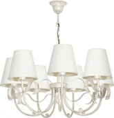 Lampy sufitowe - Luminex Żyrandol Motto white (5793) - miniaturka - grafika 1