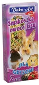 Przysmaki dla gryzoni - Dako-Art Smakoszka kolby owoce lasu dla gryzoni 2szt - miniaturka - grafika 1
