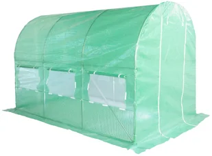 Home&Garden Tunel foliowy 200 x 300 cm (6 m2) stelaż + folia zielona 211418 - Szklarnie ogrodowe - miniaturka - grafika 4
