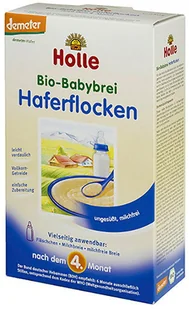 Holle Kaszka BIO owsiana pełnoziarnista - bez mleka, dodatku cukru i konserwantów - Kaszki dla dzieci - miniaturka - grafika 2