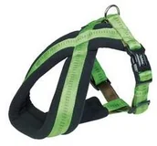 Smycze dla psów - Nobby Soft Grip Comfort Postroj Do X, M/L 50-80Cm Zielony - miniaturka - grafika 1