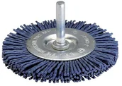 Materiały ścierne - Wolfcraft Nylonowa szczotka tarczowa 100 mm Drut nylonowy trzonka 1/4" 6 3 mm) 2727000 1 szt - miniaturka - grafika 1