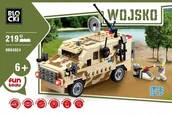 Klocki - BLOCKI Klocki Blocki Wojsko Samochód zwiadowczy 219 elementów - miniaturka - grafika 1