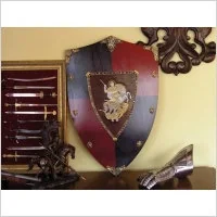 Płatnerze hiszpańscy RYCERSKA TARCZA CZARNEGO KSIĘCIA - Repliki - akcesoria - miniaturka - grafika 2