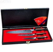 Noże kuchenne - Kyocera Zestaw 3 Zestaw noży: Do obierania 9cm, uniwersalny 13cm i szefa kuchni 21cm To (FF-GIFTSET-A) - miniaturka - grafika 1