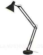 Lampy stojące - Lampa stojąca WINSTON, czarna - miniaturka - grafika 1