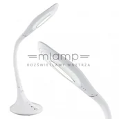 Lampy stojące - Globo Lighting Stojąca LAMPKA biurkowa PATTAYA 58271 regulowana LAMPA stołowa LED 10W biały - miniaturka - grafika 1