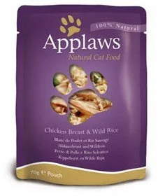 Applaws dla kotów Saszetka 70g Kurczak & Dziki ryż dla kotów saszetka 70 - Mokra karma dla kotów - miniaturka - grafika 3