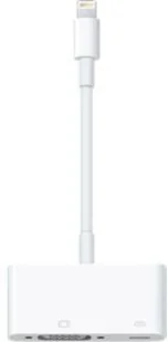 Apple Przejściówka ze złącza Lightning na VGA MD825ZM/A - Kable światłowodowe Apple Przejściówka ze złącza Lightning na VGA MD825ZM/A - Kable światłowodowe - miniaturka - grafika 3