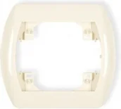 Klawisze i ramki - Karlik Ramka pojedyncza 1RH-1 beżowy - miniaturka - grafika 1