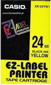 Etykiety do drukarek - Casio Taśma do drukarki etykiet 24mm XR 24YW1 - miniaturka - grafika 1