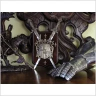 Repliki - broń - Hiszpania UNIKATOWA RYCERSKA PANOPLIA - miniaturka - grafika 1