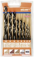 Wiertła - Alpen Zestaw wierteł krętych do drewna 600093100 Średnica wiercenia 3 mm 4 mm 5 mm 6 mm 8 mm 10 mm HSS Uchwyt prosty 8 szt - miniaturka - grafika 1