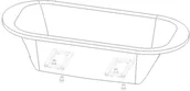 Nogi i stelaże do wanien - Sanplast Stelaż STW-012 194-STW-012 - miniaturka - grafika 1