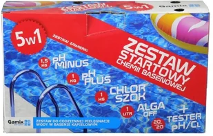 Zestaw chemii basenowej Gamix 5 w 1 - Akcesoria do basenów - miniaturka - grafika 2