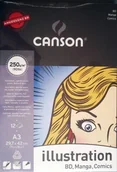 Podobrazia, bloki, papiery - Canson Blok DO KOMIKSÓW MANGA ILLUSTRATION A3 12ARK 250G 200387201 - miniaturka - grafika 1