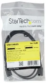 Kable USB - STARTECH.COM Startech.COM 1 m USB 2.0 A do kabla A  wtyczka/wtyczka kabla przyłączeniowego USB  czarny (USB2AA1M) - miniaturka - grafika 1