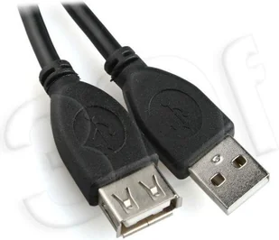 Gembird Przedłużacz USB AM-AF 2.0 1,8M NIKL. WTYKI,CZARNY CCP-USB2-AMAF-6 - Kable komputerowe i do monitorów - miniaturka - grafika 3