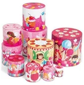 Klocki - Janod Piramida z klocków - Słodkości JND02829 - miniaturka - grafika 1