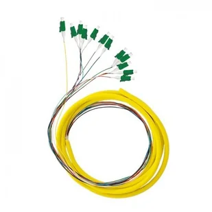 Qoltec Pigtail światłowodowy Qoltec 12x LC/APC | SM | G652D | 2m 54357 - Pigtaile światłowodowe - miniaturka - grafika 2