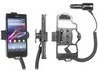 Brodit Uchwyt samochodowy do Sony Xperia Z1 aktywny z wbudowaną ładowarką samoch (512566) - Uchwyty samochodowe do telefonów - miniaturka - grafika 2