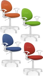 Fotel biurowy, krzesło biurowe Nowy Styl Krzesło Smart white GTP - Fotele i krzesła biurowe - miniaturka - grafika 2