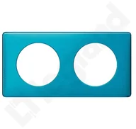 Klawisze i ramki - Legrand 068772 CELIANE RAMKA TURKUS TEKST X2 POZ/PIO - miniaturka - grafika 1
