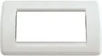 Klawisze i ramki - Vimar Ramka Round 4M technopolimer, biały idea 16764.04 - miniaturka - grafika 1